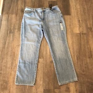 NWT Lee Relaxed Fit High Rise Straight Leg Jeans
